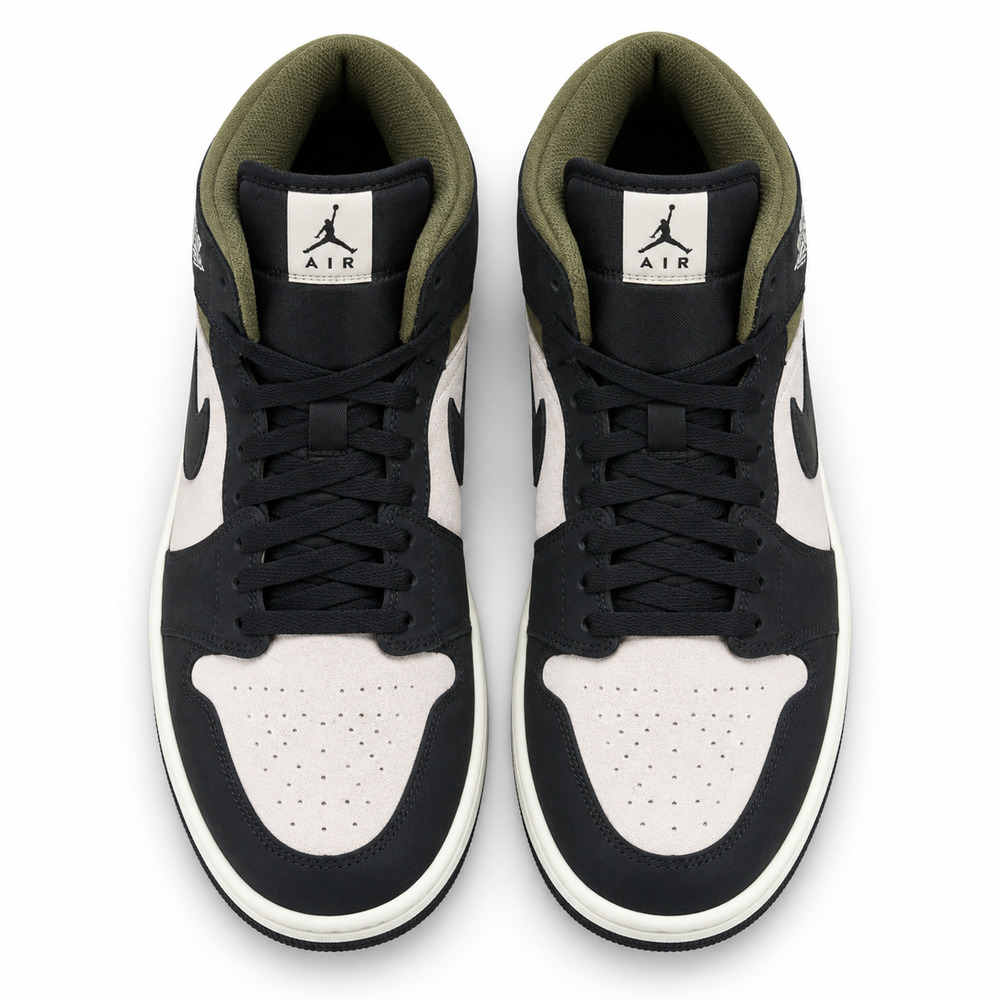 Nike Air Jordan 1 Mid SE Light Orewood Brown Off Noir HV4091-102 Men’s Size 11 - Picture 5 of 10